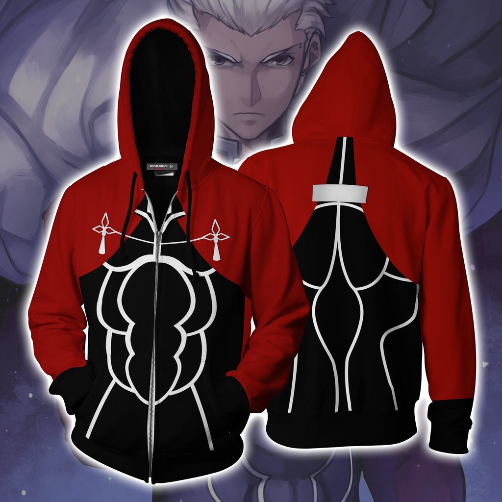 Fate Stay Night Hoodie Cosplay Costume Archer Saber Men Hoodies Uniform Sweatshirt Coat Shopee Philippines