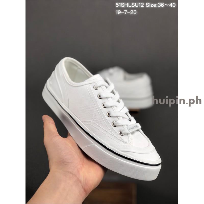 chanel canvas shoes