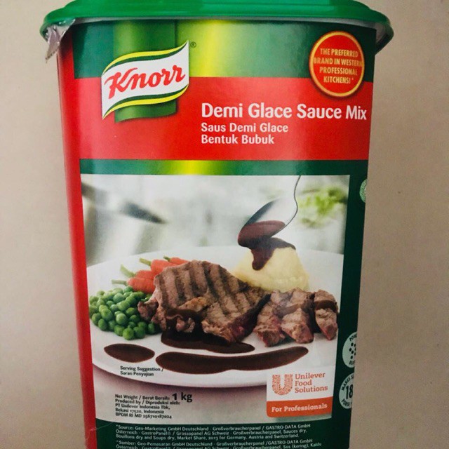 Knorr demi glace Sauce Mix 1kg / Semi glace Powder Shopee Philippines
