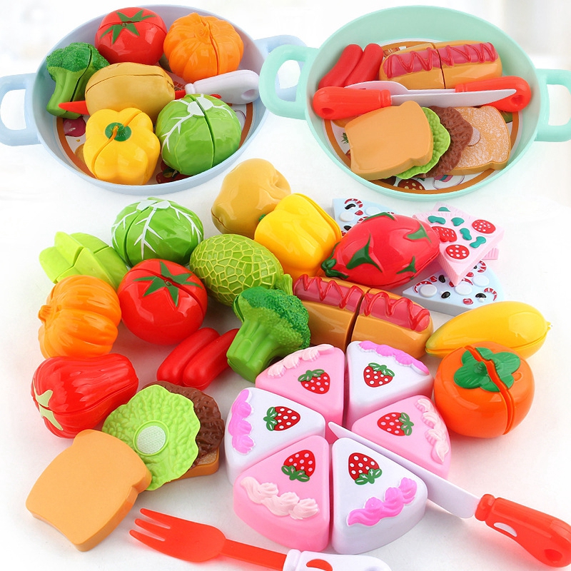 plastic fruit and veg toys