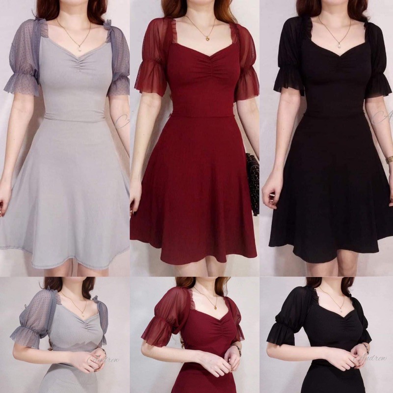 Claire Knitted Dress | Shopee Philippines