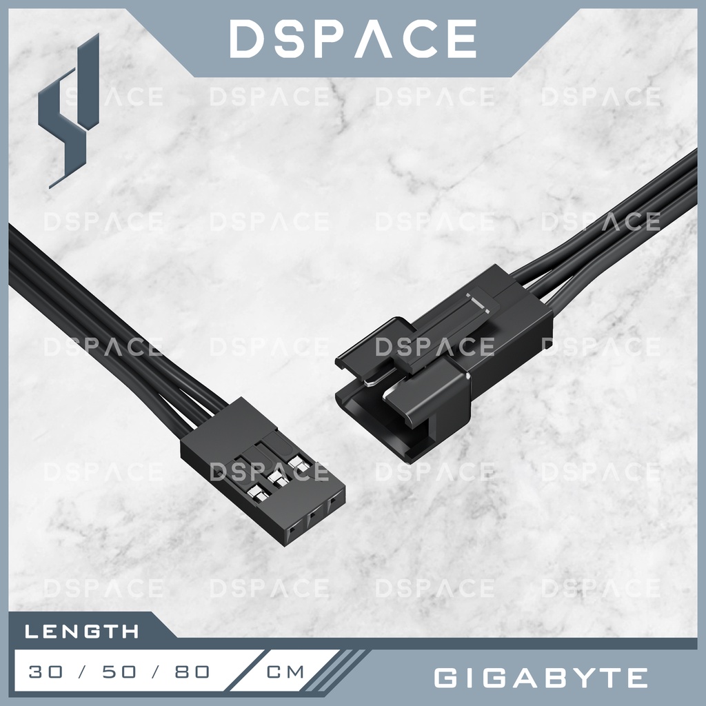 GIGABYTE 5V 3PIN VDG to JST SM 3p Adapter Cable for Old Gigabyte