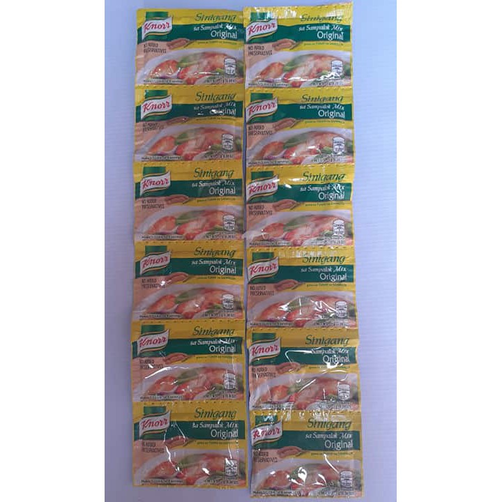 Knorr Sinigang Mix Original 11g Shopee Philippines