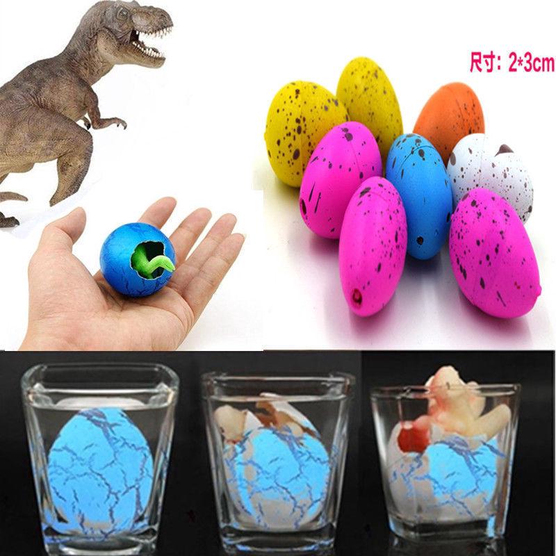 6Pcs Magic Dino Eggs Growing Hatching Dinosaur Child/Kid Toy Shopee
