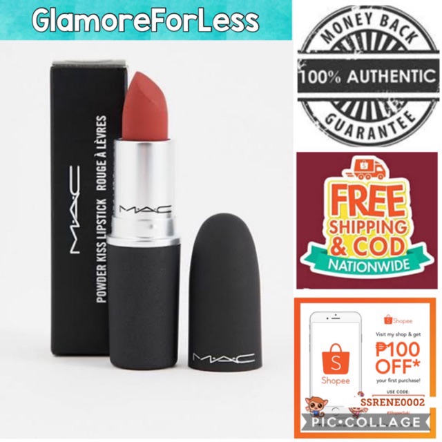 ONHAND! Authentic MAC Powder Kiss Lipstick Devoted to Chili Mull it