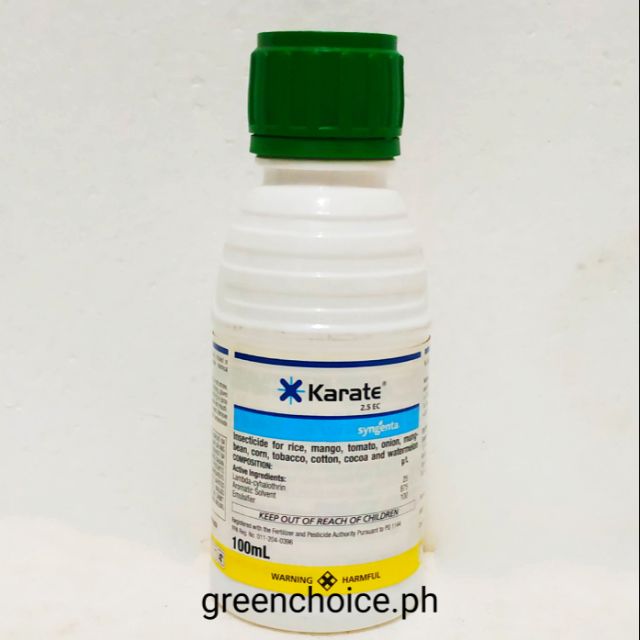 KARATE INSECTICIDE 2.5 EC, 100 ml | Shopee Philippines