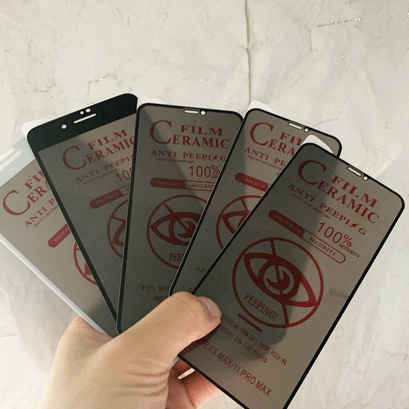 Gaming Matte + PRIVACY ceramic Tempered Glass For iPhone 6 6S 7 8 Plus