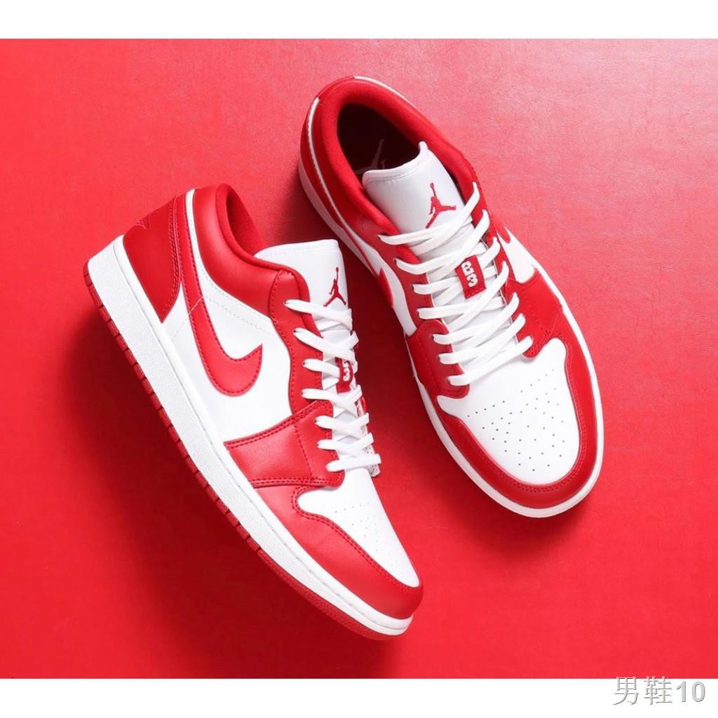 Nike Air Jordan 1 Low cut Gym Red/White 