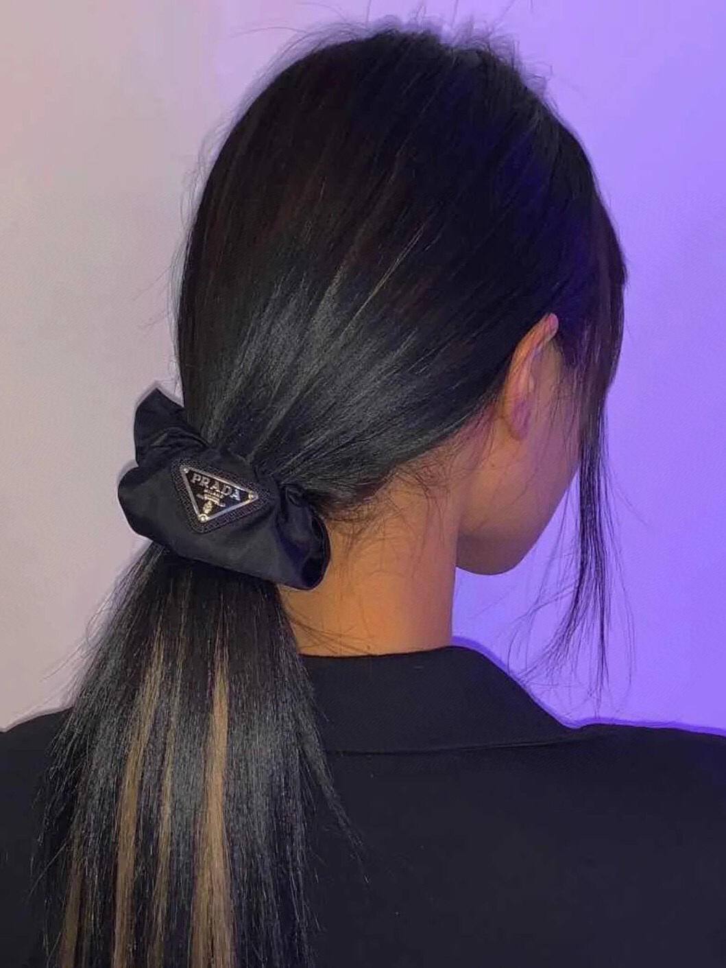 prada nylon scrunchie