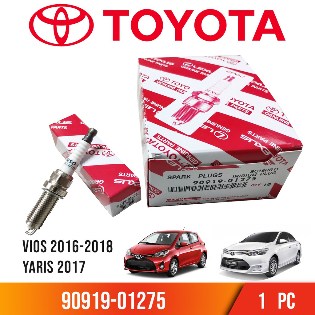 Iridium Spark Plug 9091901275 (SC16HR11) for Toyota Vios 20162018 and