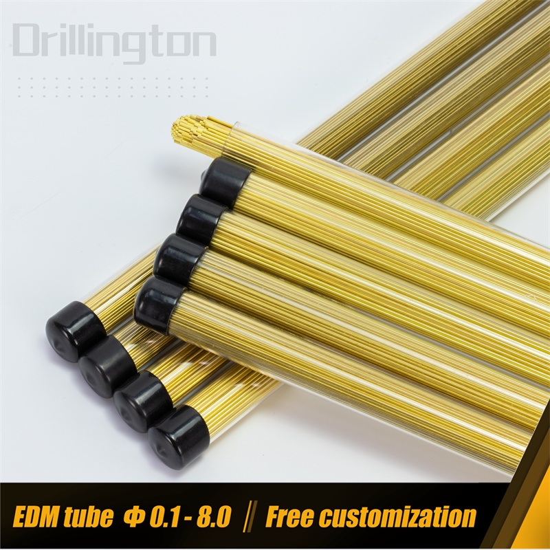 High precision 1.6mm 1.7mm multichannel EDM electrode EDM tube brass