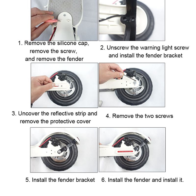 xiaomi m365 mudguard support