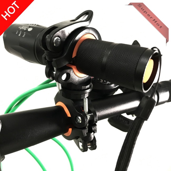 bicycle flashlight holder