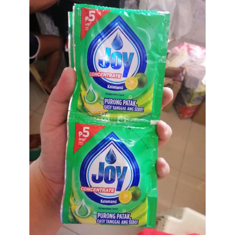 6 pieces JOY DISHWASHING LIQUID CALAMANSI 18.5ML Shopee Philippines