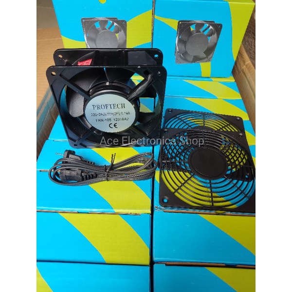 PROFTECH 220-240V FAN Original (12cm x 12cm) | Shopee Philippines