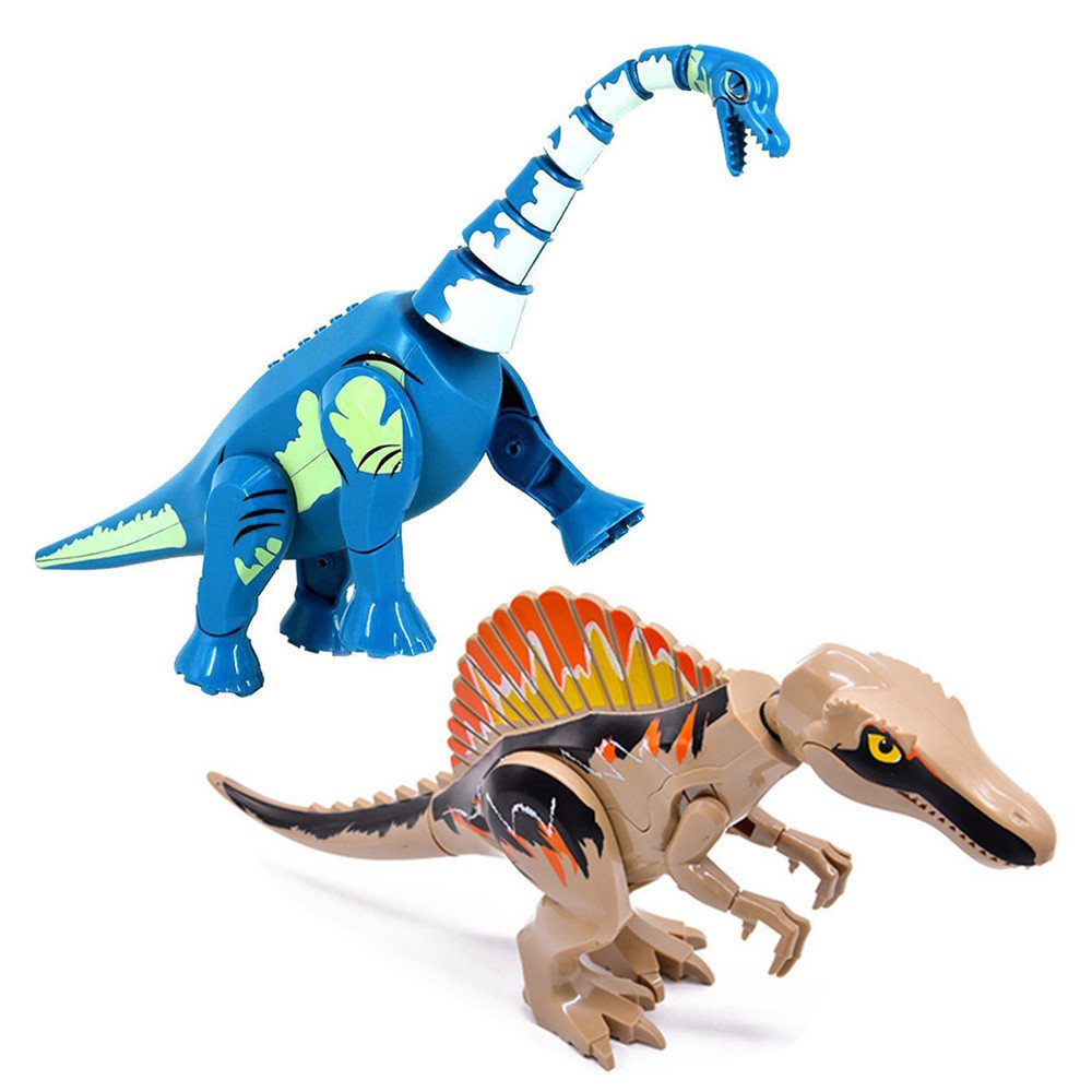 Toys Jurassic Dinosaur World Park Spinosaurus Ankylosaurus Dino ...