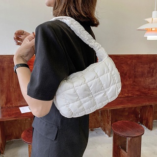 [SIMHOA1] Women Space Cotton Quilted Winter Shoulder Bag Handbag Shopping Puff Bag