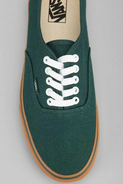 green vans gum sole
