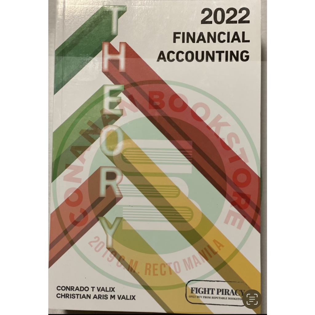 Theory Financial Accounting 2022 Edition by Valix Shopee Philippines