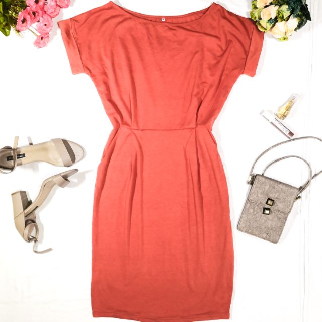 buy orange dress