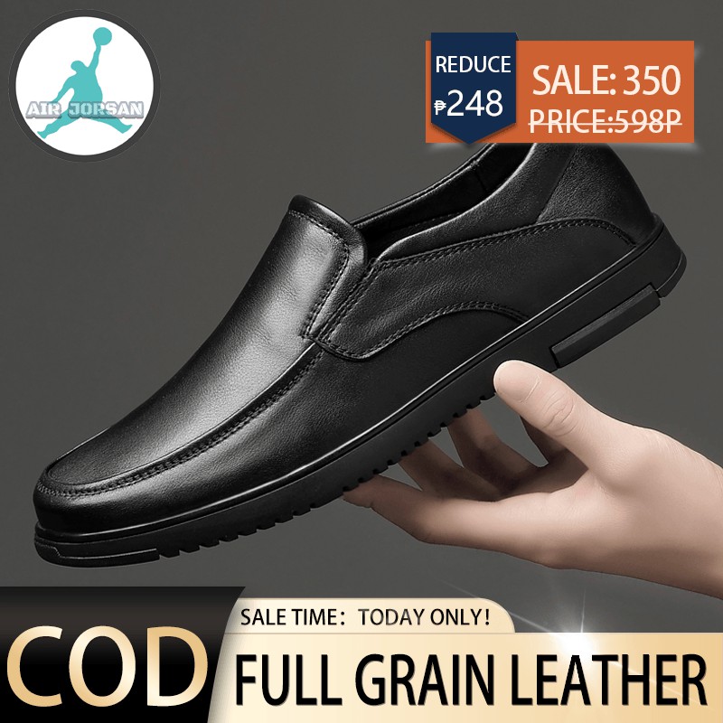 full grain leather trainers