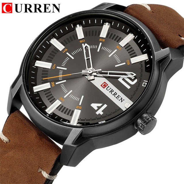 CURREN Men Watches Fashion Business Waterproof Watches Military Quartz Watch