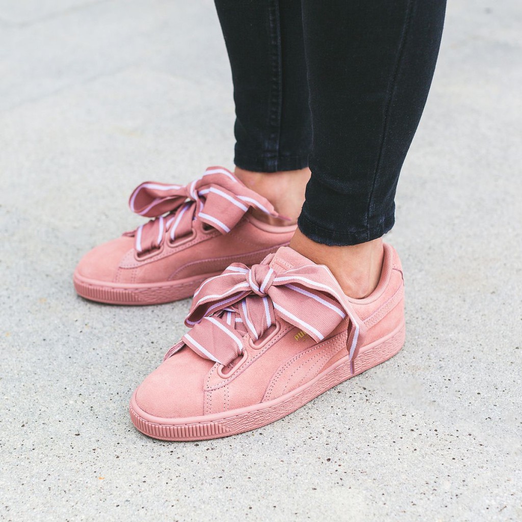 puma heart satin