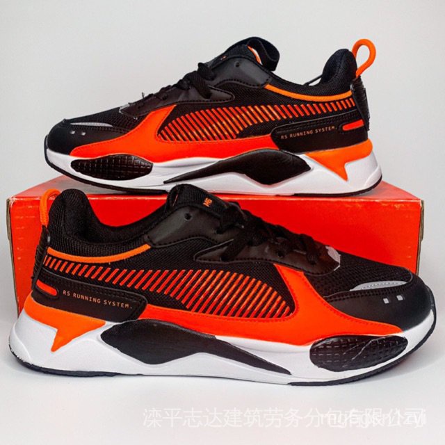 high quality[Ready stocks] Puma RSX black Orange New reflect | Shopee ...