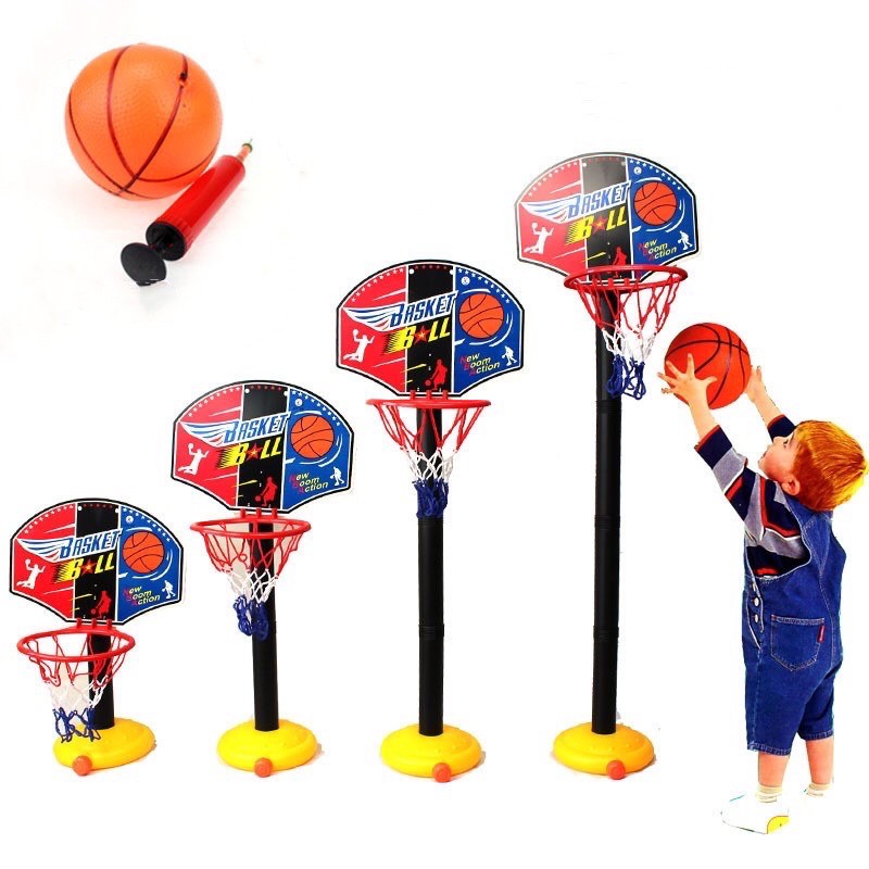 DYNWAVE Basketball Toy Set Kids Baby Children Sports Train Equipment Net Hoop 
