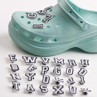 Crocs For Women With Jibbitz letter style A-Z series  Letter Number series Jibbitz Charm Crocs Pins for shoes bags Charms Clogs Kayangkaya Crocs Jibbitz Letters / Crocs Pins Charms