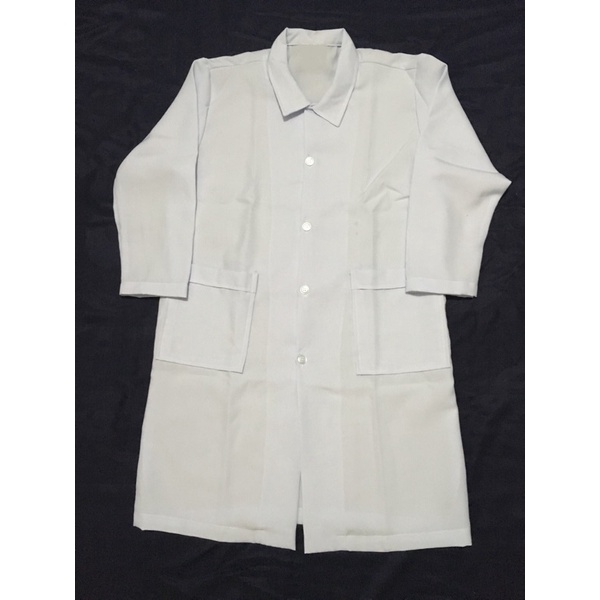 Laboratory gown Coat Long Sleeve Lab Coat White Coat lab gown white
