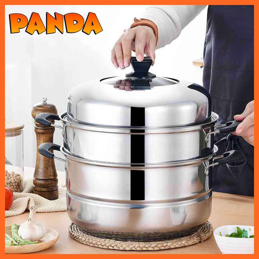 PANDA COD Steamer 32 Layer Siomai Steamer Stainless Steel Cooking Pot