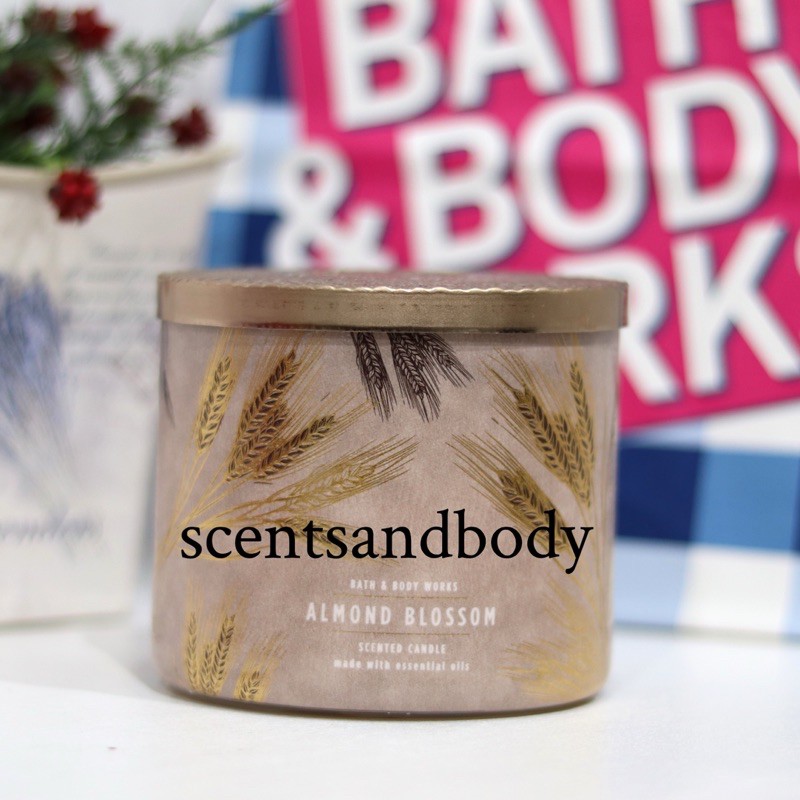 almond blossom candle bath and body works