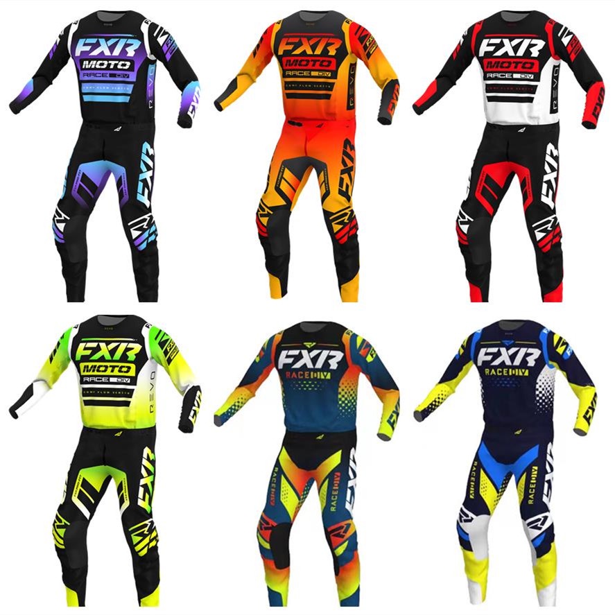 2023 New Arrival 4 Colors FXR road Motorcycle Jersey Set Motocross Mx ...