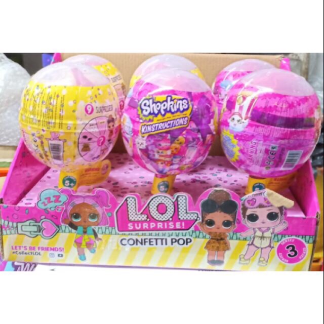 lol confetti pop 3 pack