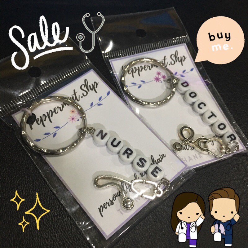 Personalized Stethoscope Keychain (nurse & doctor) Shopee Philippines