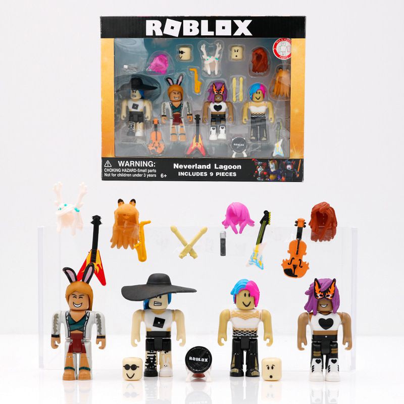 4pcs Set Roblox Game Character Accessory Mini Action Figure Dolls Kids Gift Toy Shopee Philippines - 4pcsset roblox action figures 7cm pvc suite dolls toys