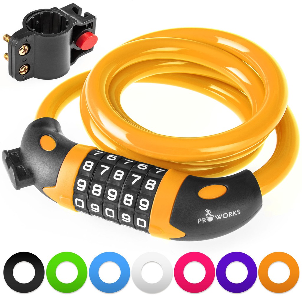 heavy duty combination bike lock