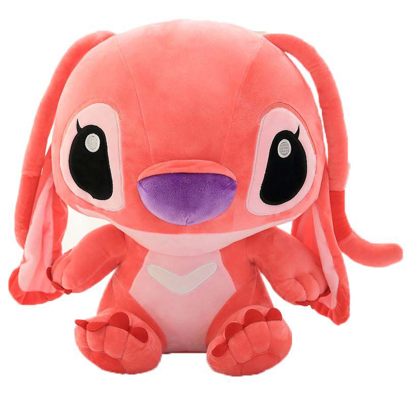 pink stitch stuffed toy