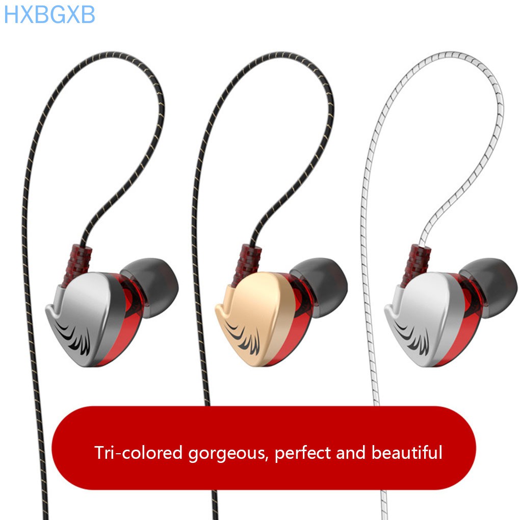 【HXBG】 QKZ CK7 Earphone IPX4 Waterproof Sports Heavy Bass Phone Tablet