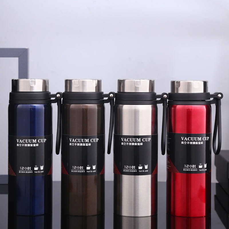800ML/1000ML Double Wall Hot&Cold Thermos Large Capacity Insulated