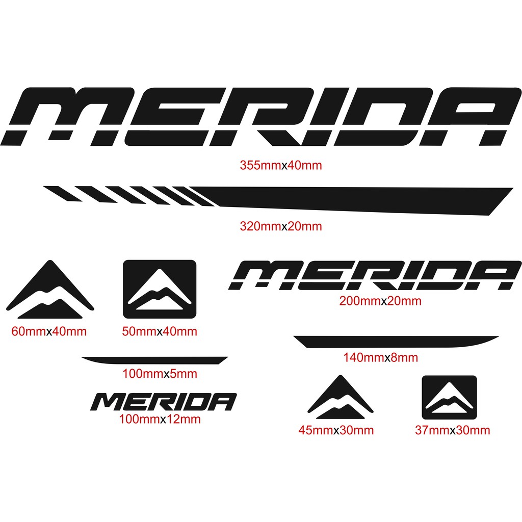 merida decals