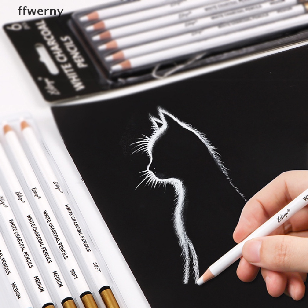 white charcoal pencil techniques