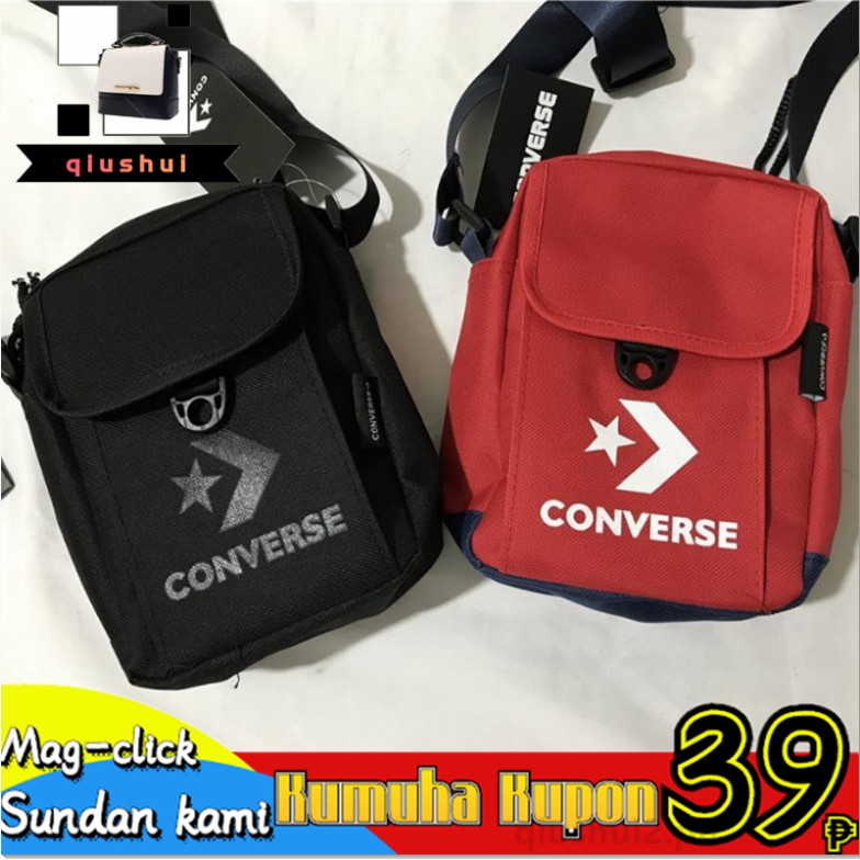 converse sling bag red