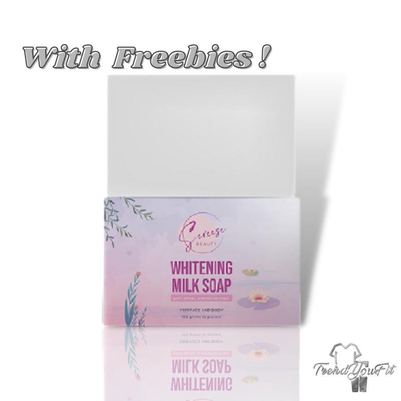 Sereese Beauty Whitening Milk Soap Lighten Skin Radiant Glow Face Body
