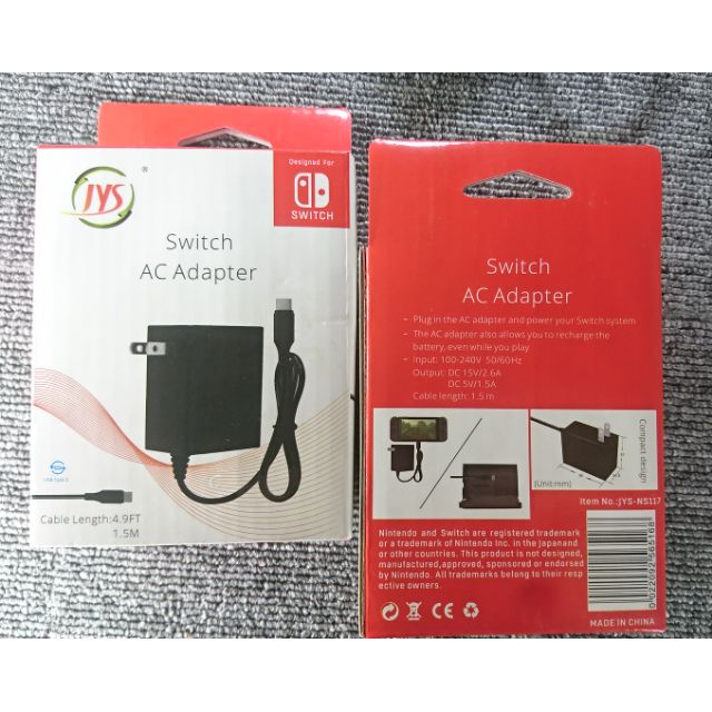 charger for switch