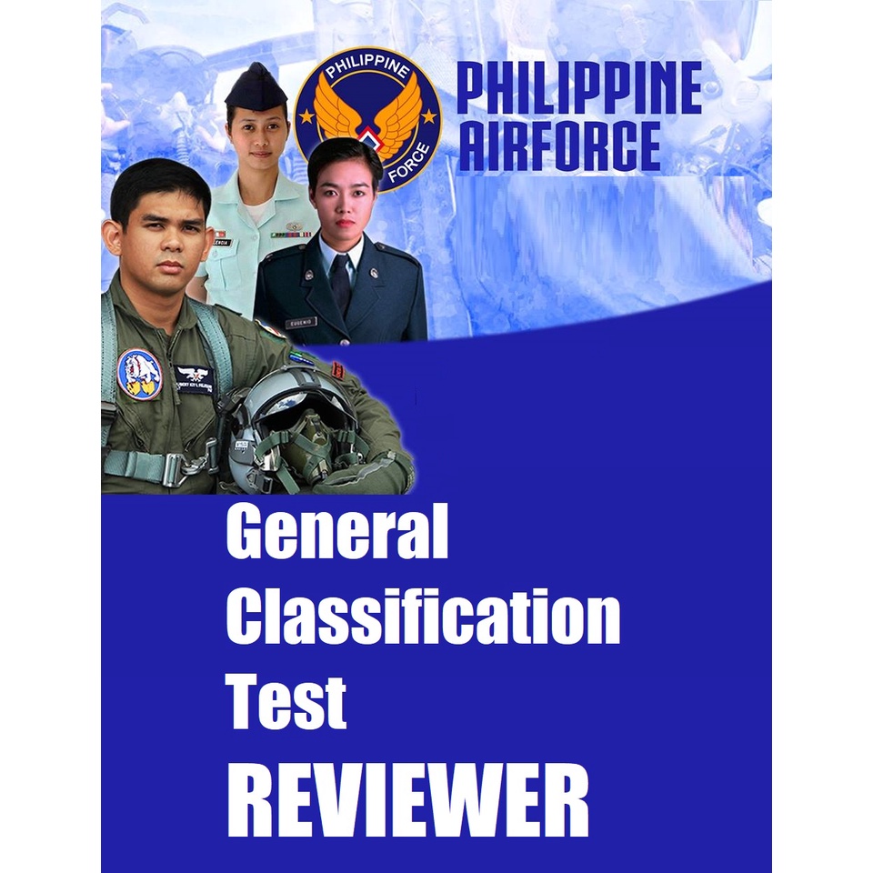 Philippine Air Force AFPSAT and General Classification Test Reviewer |  Shopee Philippines