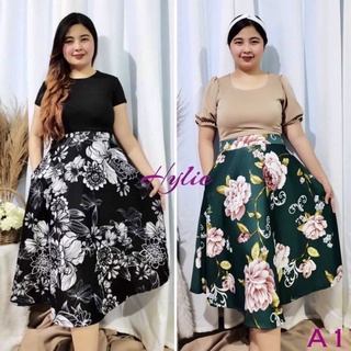 Hylie Floral Balloon Skirt (Can fit 25-31in Waistline)