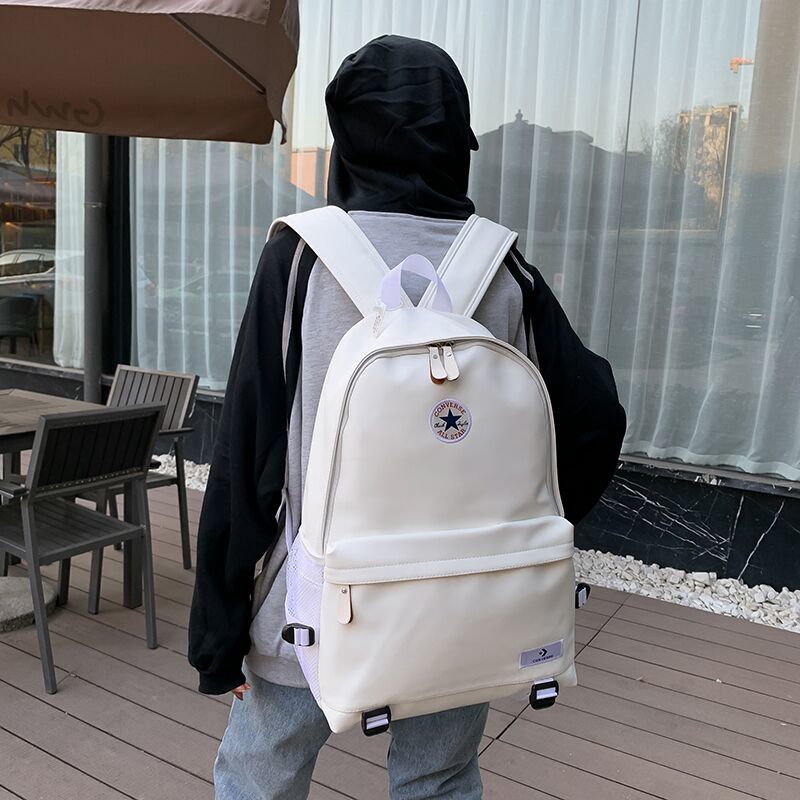 converse backpack white