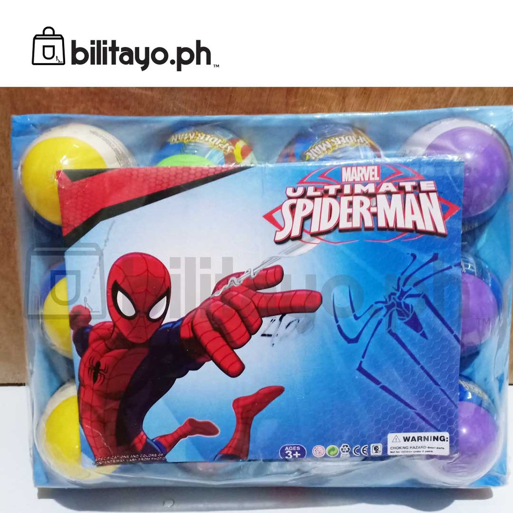 spiderman egg toys